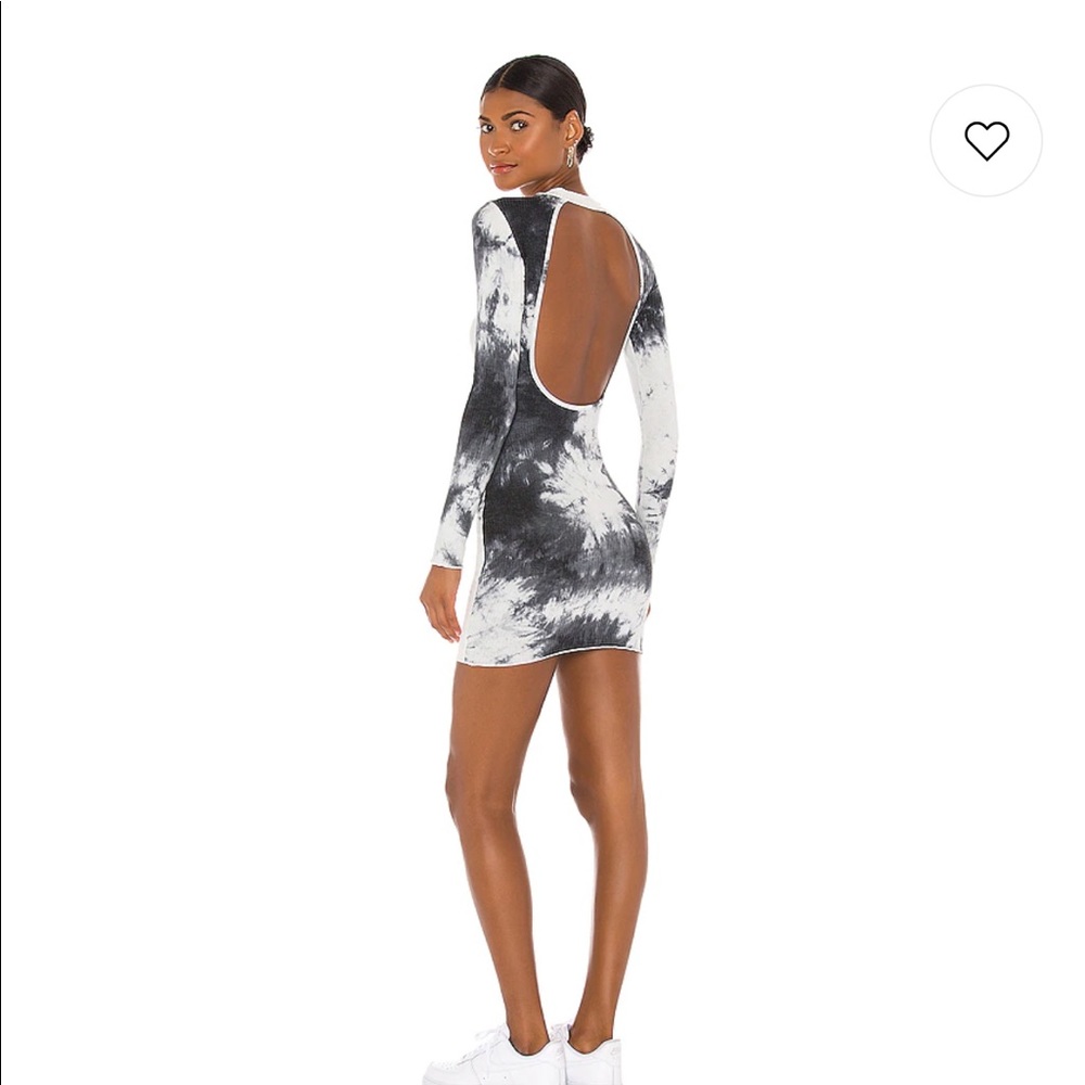 Mini dress open back